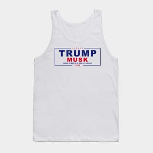 Elect Trump Musk  2024 Tank Top